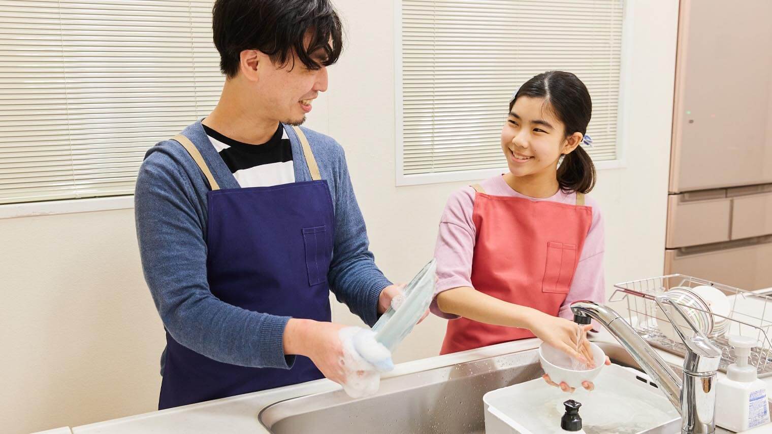 子どものお手本になる「食事の後片付け」