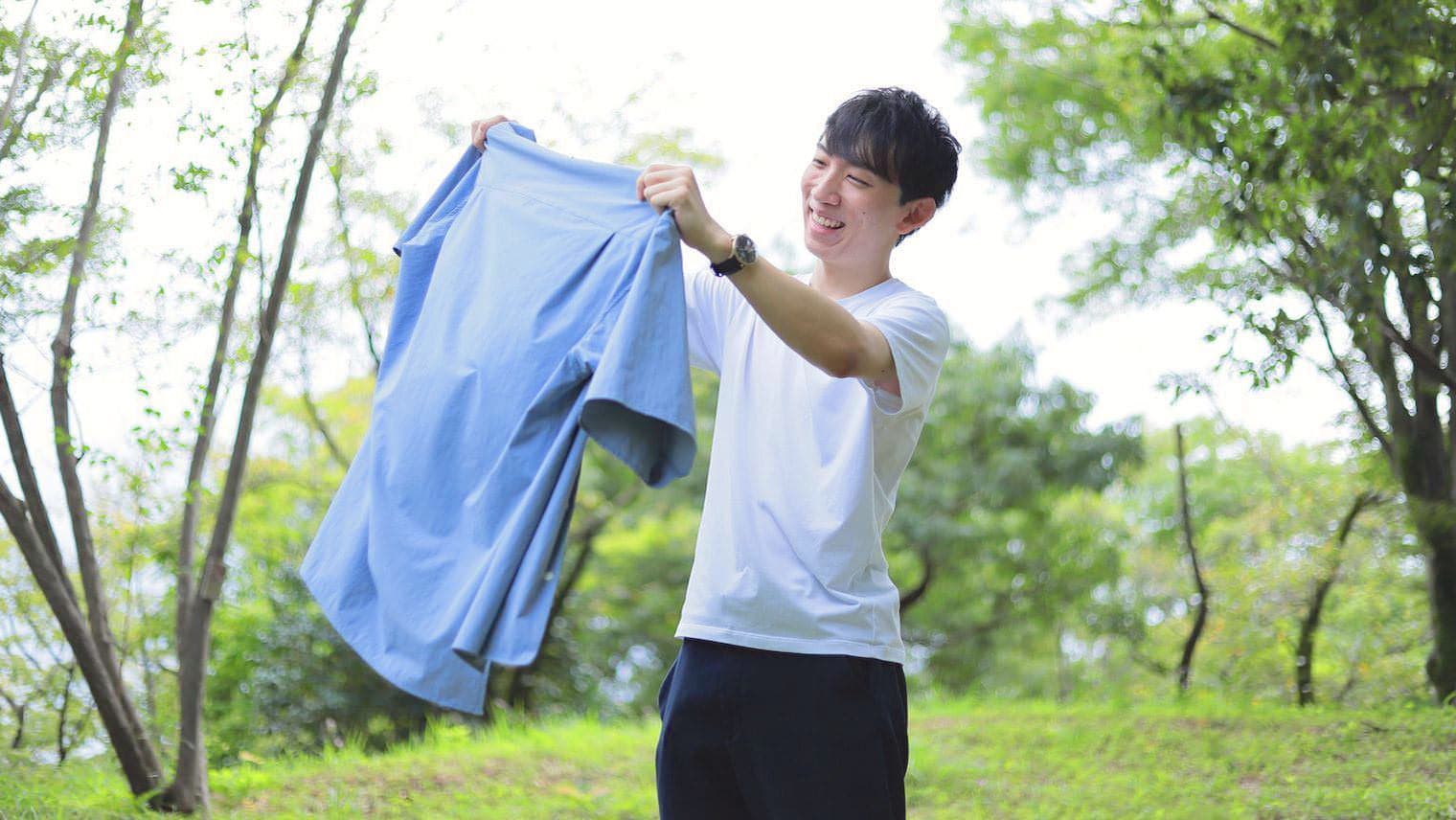 人を幸せにする服の条件は爽快×安心。それはアクロンで叶えられるらしい