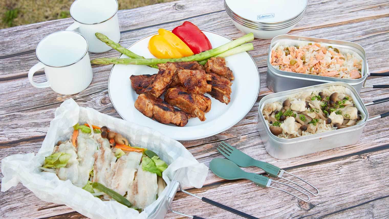 メスティンで作るキャンプ飯レシピ　型紙なしのメスティン折りも解説！