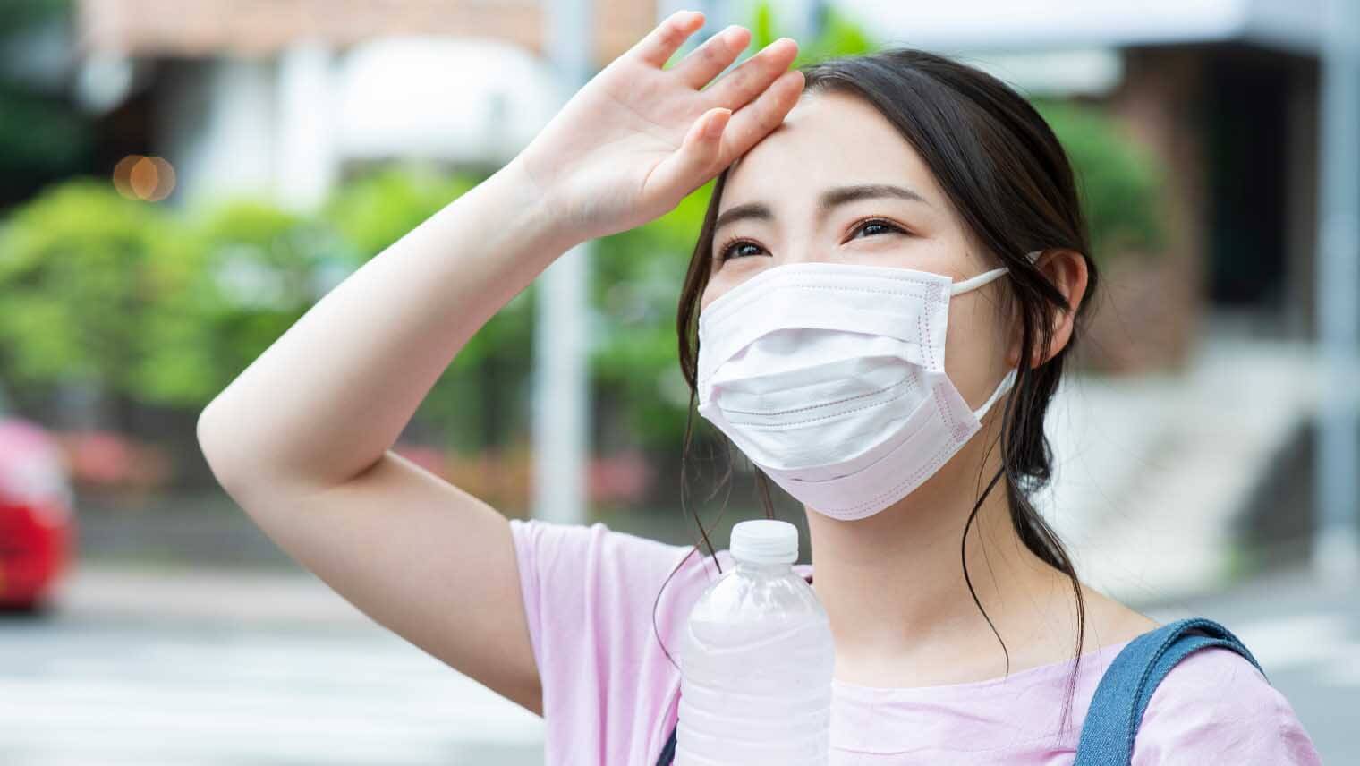 汗ばむ夏のマスク着用や自転車通勤...おさえておきたい4つの汗対策