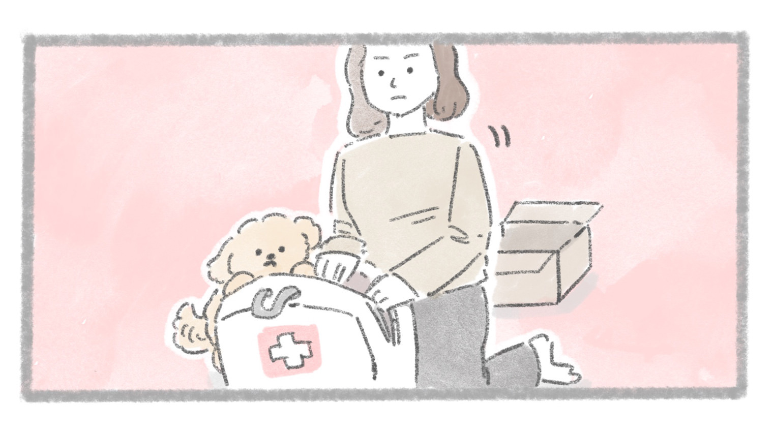 【マンガ】愛犬との避難訓練で見えてきた、本当に必要な避難準備と心構え