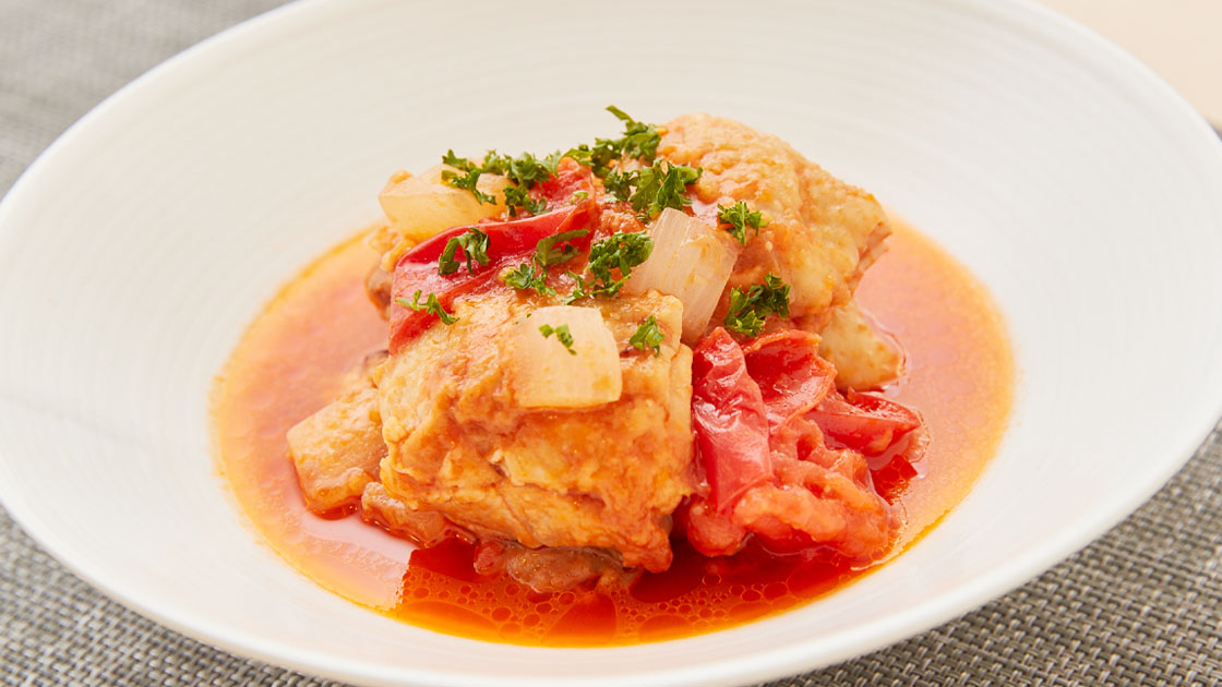 チキンのトマト煮物