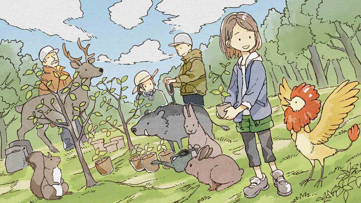森をそだて人をはぐくむ「ライオン 山梨の森のいきものたち」