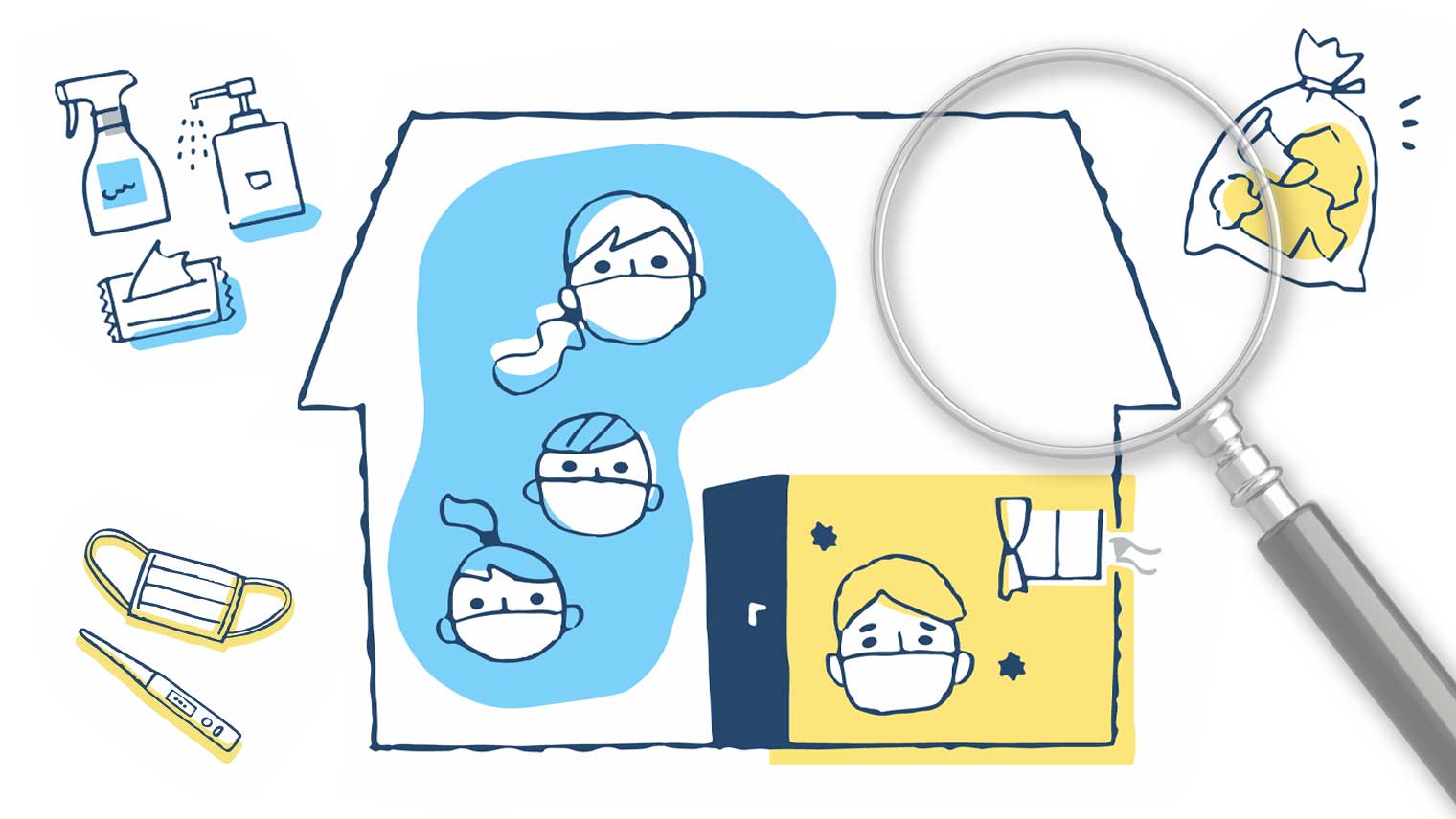 家庭内感染しなかった家族・した家族で大調査!感染対策の実施に差があった?