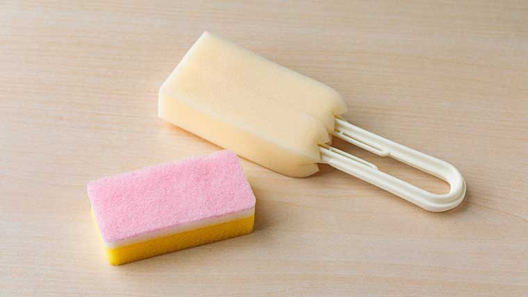 グラス専用のスポンジ