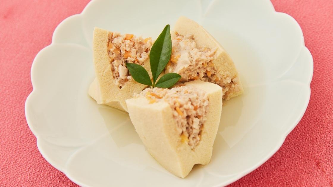 高野豆腐の射込み煮