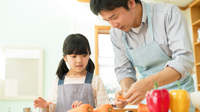レンジで簡単「パパごはん」!料理ができるパパはカッコイイ!