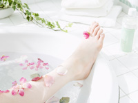 足を清潔に保つ