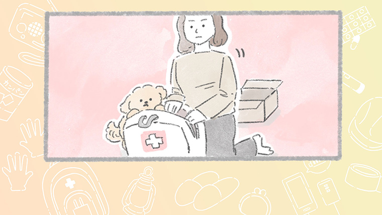 【マンガ】愛犬との避難訓練で見えてきた、本当に必要な避難準備と心構え