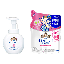 【衛生ケア】 殺菌成分がとどまる「殺菌ベール処方」のキレイキレイ薬用泡ハンドソープ